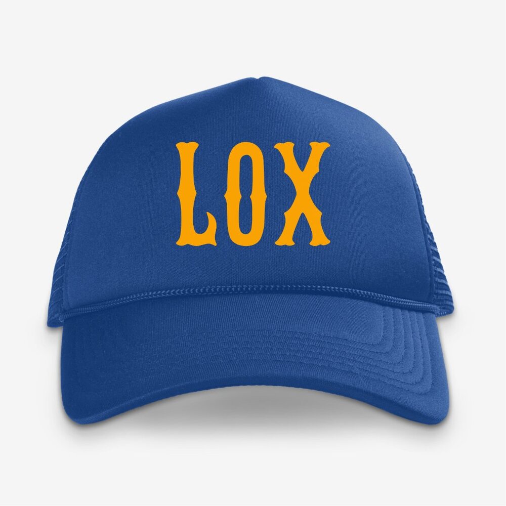 LOX Blue/Orange Trucker Hat
